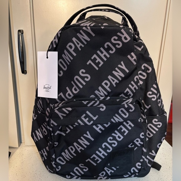 herschel backpack black and gray Heritage The Herschel Pop Quiz 11405 backpack is ready for anything NWT Herschel Supply x Logo